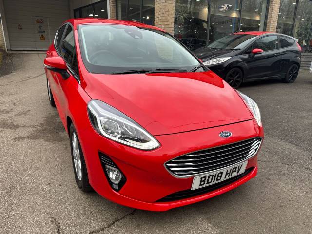 Ford Fiesta 1.0 EcoBoost 100ps Zetec 5dr Auto Hatchback Petrol Race Red