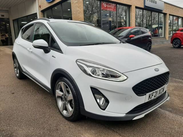 Ford Fiesta 1.0 EcoBoost 125ps MHEV Active Edition 5dr Hatchback Petrol Frozen White