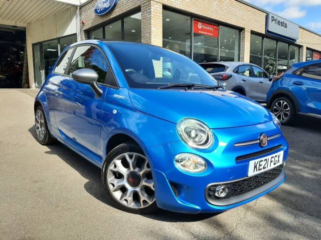 Fiat 500C 1.0 Mild Hybrid Sport 2dr Convertible Petrol Blue