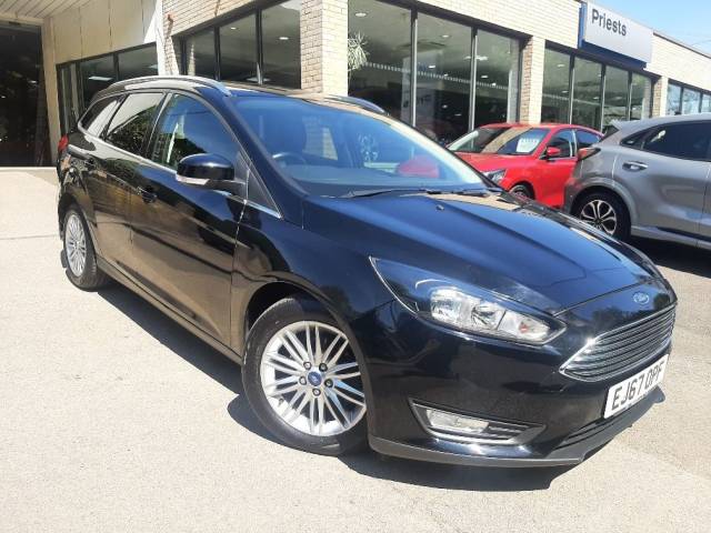 Ford Focus 1.0 EcoBoost 125ps Zetec Edition Auto Estate Estate Petrol Black