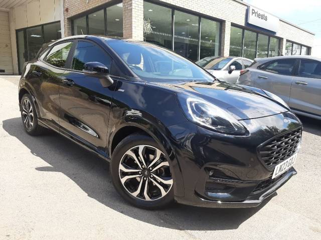 Ford Puma 1.0 EcoBoost 125ps MHEV ST-Line 5dr Hatchback Petrol Agate Black