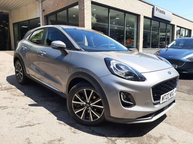 Ford Puma 1.0 EcoBoost 125ps MHEV Titanium 5dr Hatchback Petrol Solar Silver