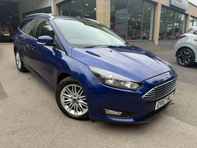 Ford Focus 1.0 EcoBoost 125ps Zetec Edition 5dr Auto Estate Petrol Deep Impact Blue