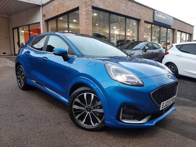 Ford Puma 1.0 EcoBoost 155ps MHEV ST-Line Vignale 5dr DCT Auto Hatchback Petrol Desert Island Blue