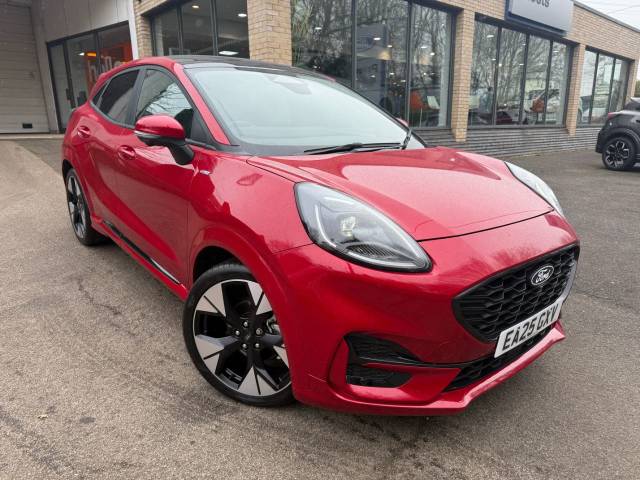 Ford Puma 1.0 EcoBoost 155ps MHEV ST-Line X DCT Auto 5dr Hatchback Petrol Fantastic Red