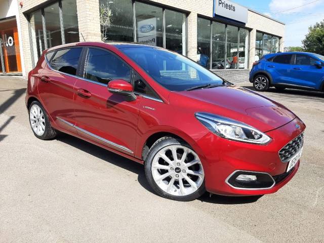 Ford Fiesta-Vignale 1.0 EcoBoost 100ps 5dr Auto Hatchback Petrol Ruby Red