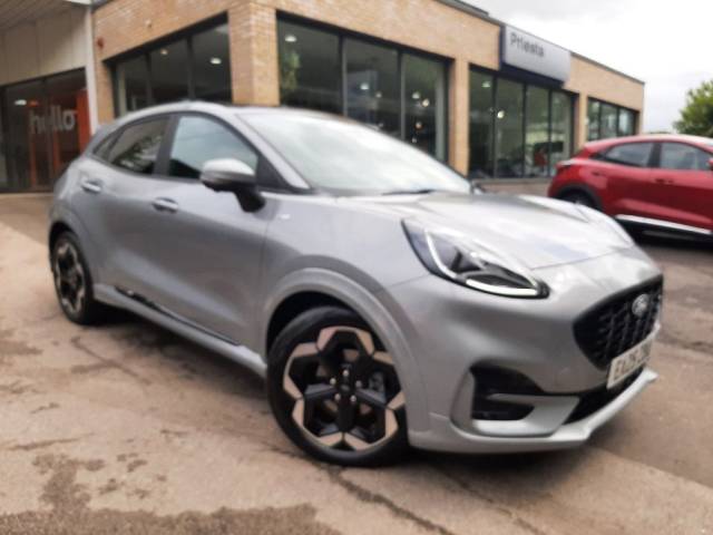Ford Puma 1.0 EcoBoost 125ps MHEV ST-Line X 5dr Hatchback Petrol Solar Silver