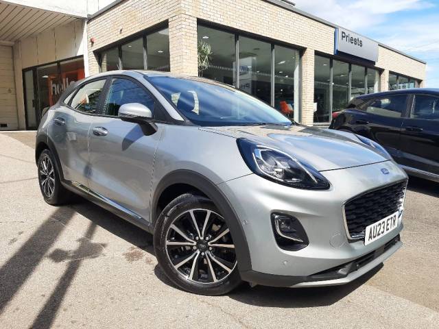 Ford Puma 1.0 EcoBoost 125ps MHEV Titanium 5dr Hatchback Petrol Solar Silver