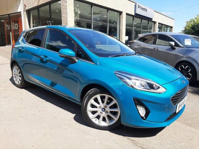 Ford Fiesta 1.0 EcoBoost 125ps Titanium X 5dr Hatchback Petrol Blue Wave