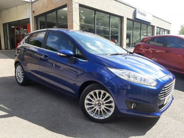 Ford Fiesta 1.0 EcoBoost 100ps Titanium 5dr Hatchback Petrol Deep Impact Blue